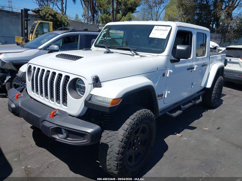 2021 Jeep Gladiator VIN 1C6JJTEG4ML583435 IAAI salvage auction — THEFT, Wait Title, sold $21,400 on 2026-10-14 (photo 2)