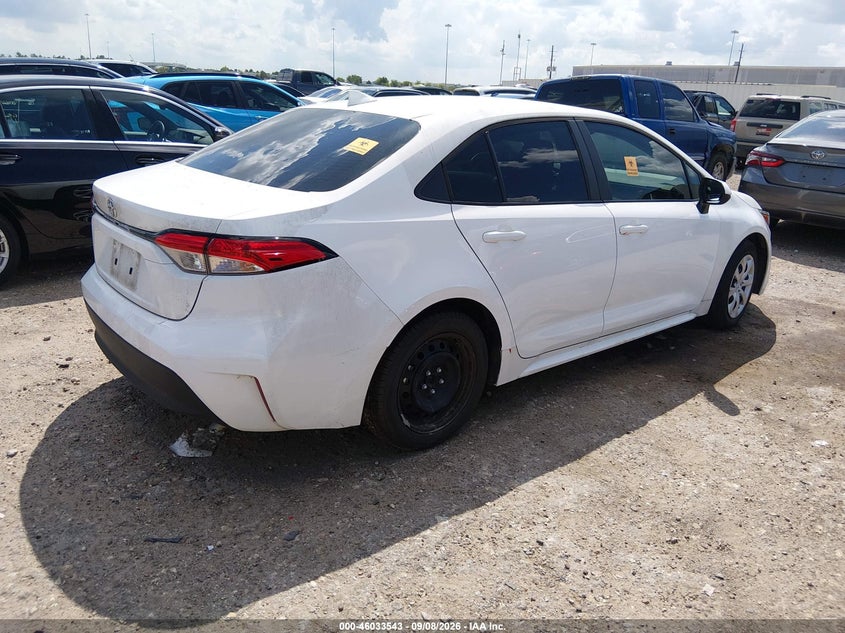 2025 Toyota Corolla VIN 5YFB4MDEXSP304102 IAAI salvage auction — BIOHAZARD/CHEMICAL, Enterprise Vehicles Salvage Only (Texas), sold $7,600 on 2026-10-24 (photo 4)