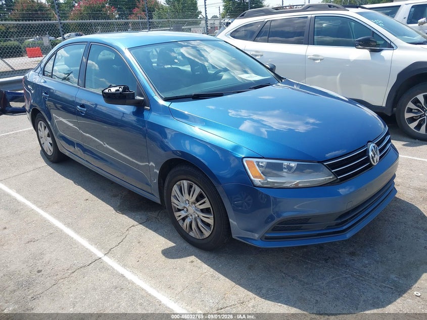 2015 Volkswagen Jetta VIN 3VW2K7AJ0FM315533 IAAI salvage auction — NORMAL WEAR, Clear-Dealer Only (North Carolina), sold $925 on 2026-09-15 (photo 1)