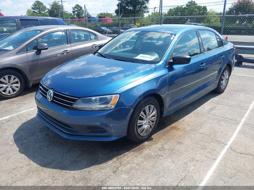 2015 Volkswagen Jetta VIN 3VW2K7AJ0FM315533 IAAI salvage auction — NORMAL WEAR, Clear-Dealer Only (North Carolina), sold $925 on 2026-09-15 (photo 2)