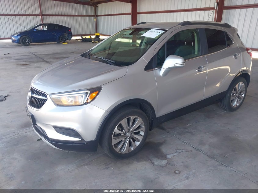 2017 Buick Encore VIN KL4CJASB5HB226866 IAAI salvage auction — REAR END, Wait Title, sold $875 on 2026-09-26 (photo 2)