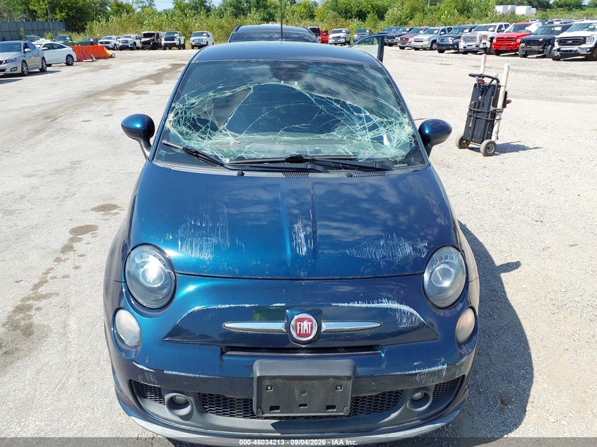2015 Fiat 500 VIN 3C3CFFHH9FT667710 IAAI salvage auction — NORMAL WEAR, Clear (Illinois), sold $775 on 2026-09-15 (photo 6)