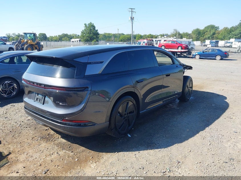 2026 Lucid Gravity VIN 7UUG1TJJ6TA036150 IAAI salvage auction — FRONT END, Wait Title, sold $24,000 on 2026-10-13 (photo 4)