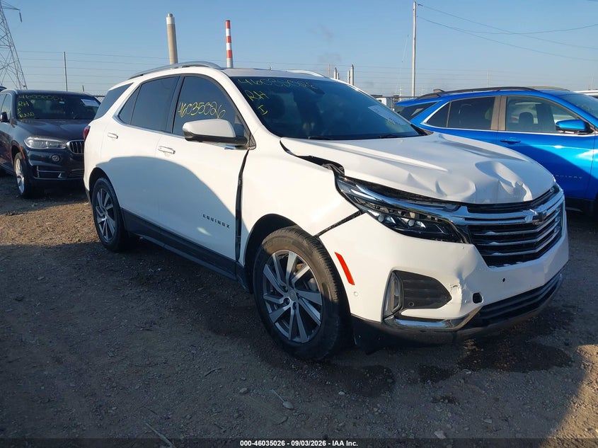 2022 Chevrolet Equinox VIN 3GNAXNEVXNS199860 — IAAI salvage auction photo