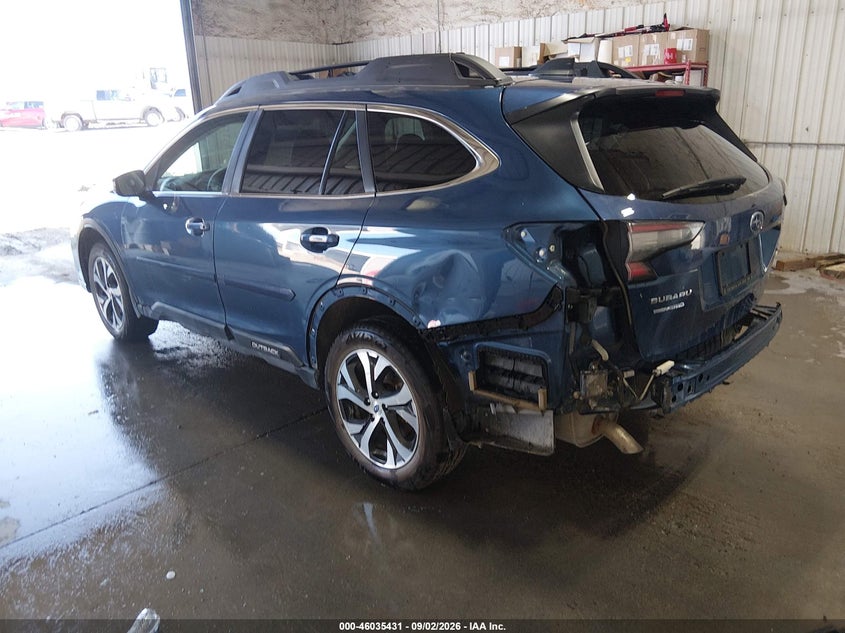 2022 Subaru Outback VIN 4S4BTGND1N3272594 IAAI salvage auction — REAR END, Bill Of Sale (Alaska), sold $7,100 on 2026-09-11 (photo 3)
