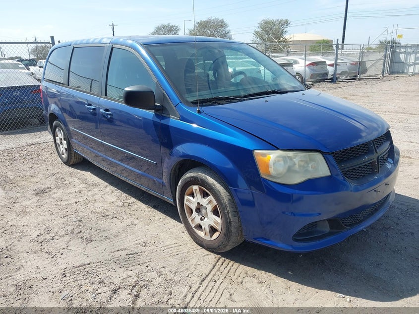 2011 Dodge Caravan VIN 2D4RN4DG3BR724381 IAAI salvage auction — NORMAL WEAR, Original (Texas), sold $750 on 2026-09-15 (photo 1)