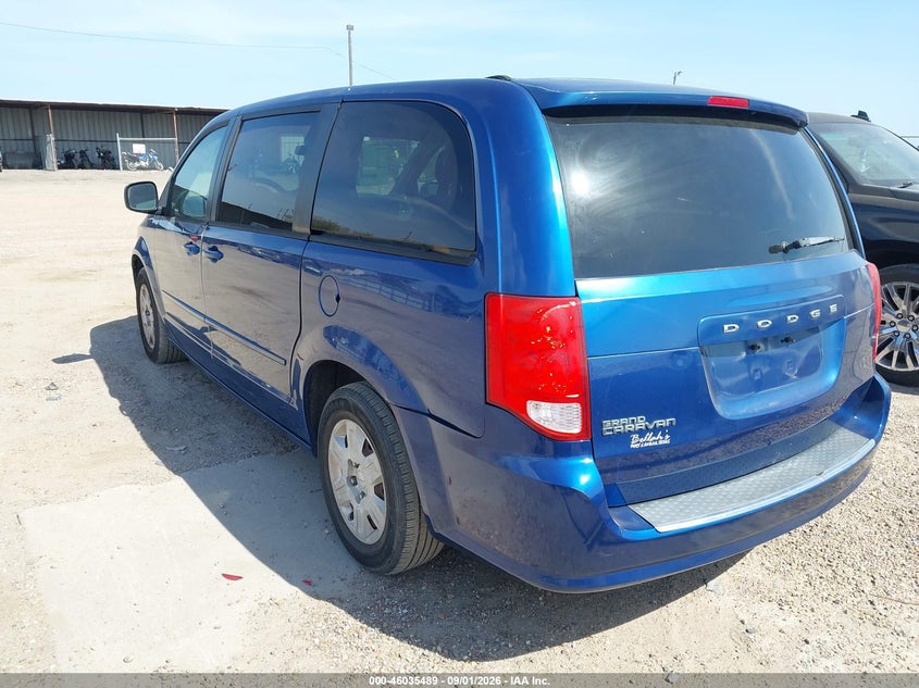 2011 Dodge Caravan VIN 2D4RN4DG3BR724381 IAAI salvage auction — NORMAL WEAR, Original (Texas), sold $750 on 2026-09-15 (photo 3)