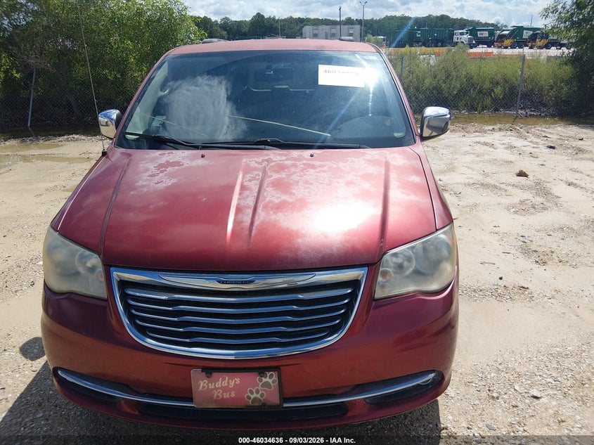 2013 Chrysler Town & country VIN 2C4RC1CG8DR569316 IAAI salvage auction — NORMAL WEAR, Clear (Florida), sold $350 on 2026-09-22 (photo 6)
