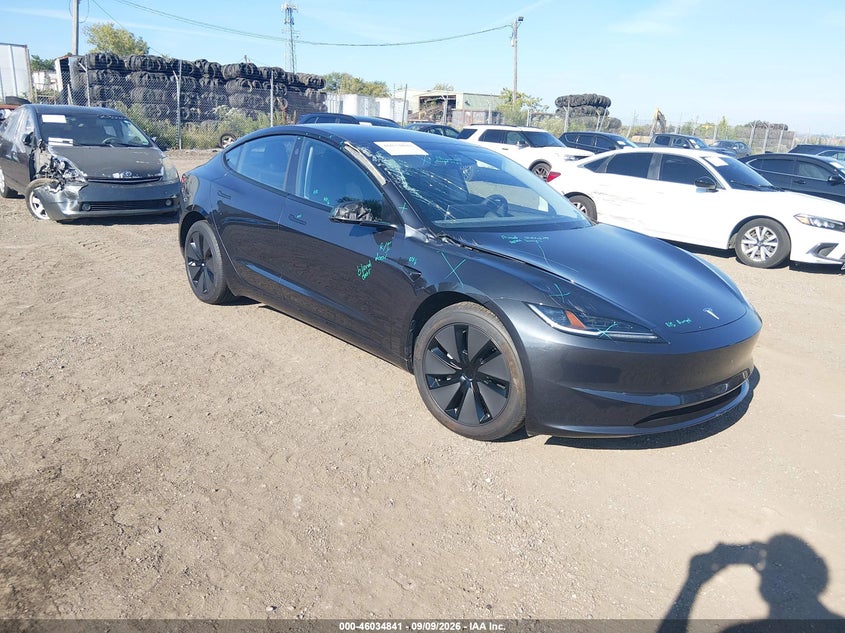2025 Tesla Model 3 VIN 5YJ3E1EA6SF977007 — IAAI salvage auction photo