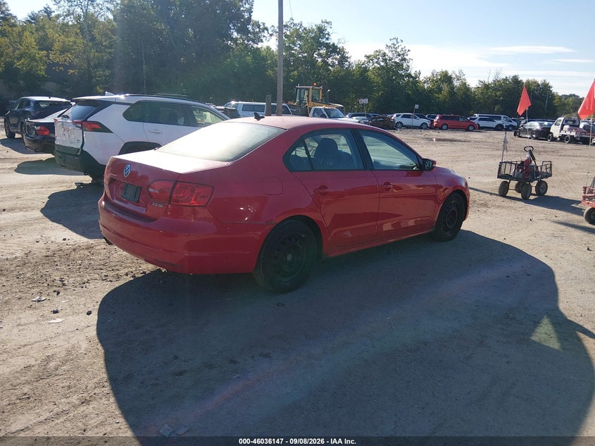 2011 Volkswagen Jetta VIN 3VWDZ7AJ2BM066554 IAAI salvage auction — NORMAL WEAR, Original (New Hampshire), sold $600 on 2026-09-13 (photo 4)