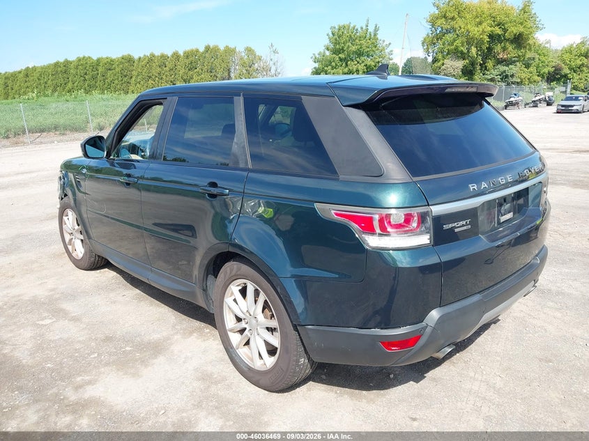2016 Land rover Range rover sport VIN SALWG2PF4GA589014 IAAI salvage auction — LEFT FRONT, Mv-907A (New York), sold $25 on 2026-09-11 (photo 3)