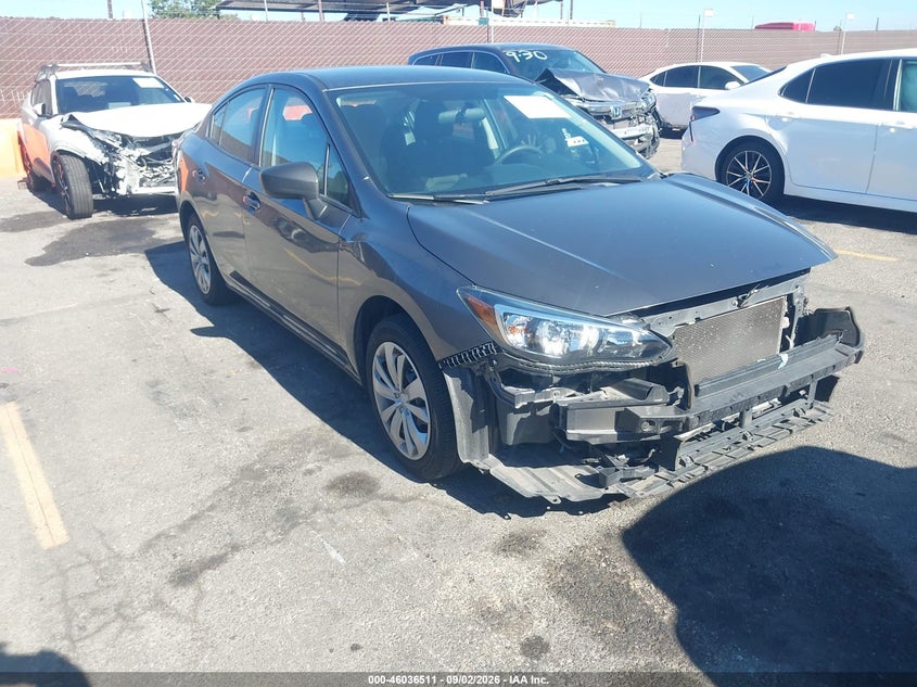 2019 Subaru Impreza VIN 4S3GKAA61K3607396 IAAI salvage auction — FRONT END, Salvage (California), sold $2,500 on 2026-09-11 (photo 1)