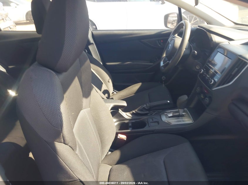 2019 Subaru Impreza VIN 4S3GKAA61K3607396 IAAI salvage auction — FRONT END, Salvage (California), sold $2,500 on 2026-09-11 (photo 5)