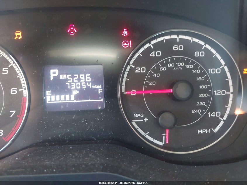 2019 Subaru Impreza VIN 4S3GKAA61K3607396 IAAI salvage auction — FRONT END, Salvage (California), sold $2,500 on 2026-09-11 (photo 7)
