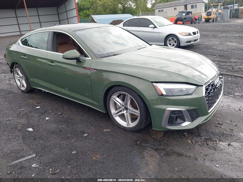 2022 Audi A5 VIN WAUFACF52NA017151 — IAAI salvage auction photo