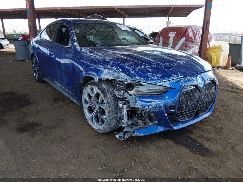 2023 BMW i4 VIN WBY33AW07PFP83163 — IAAI salvage auction photo