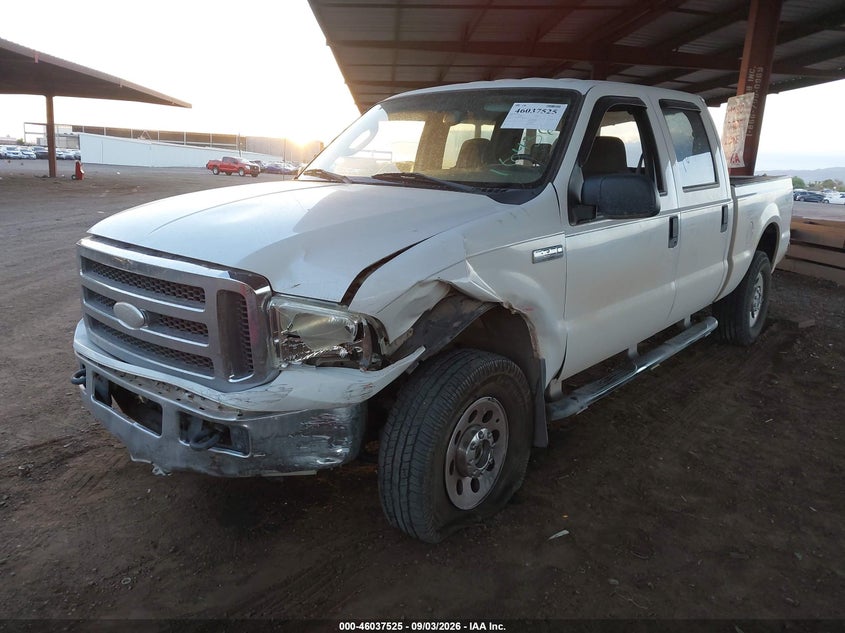 2005 Ford F-250 VIN 1FTSW21585EA59806 IAAI salvage auction — LEFT FRONT, Salvage (Arizona), sold $500 on 2026-10-09 (photo 2)