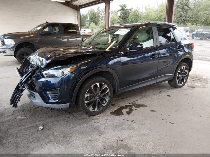 2016 Mazda Cx-5 VIN JM3KE4DY4G0839071 IAAI salvage auction — FRONT END, Wait Title, sold $2,900 on 2026-09-29 (photo 2)