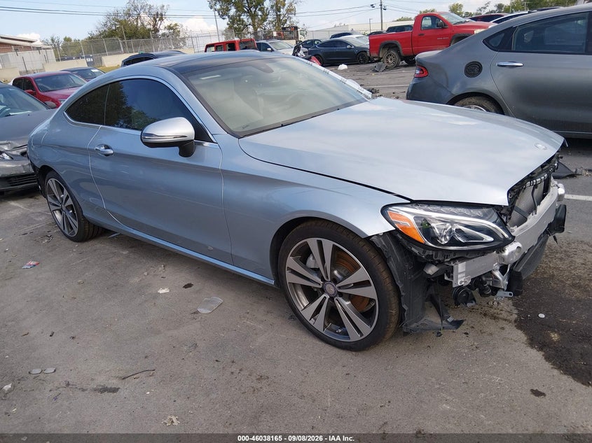 2017 Mercedes-benz C-klasse VIN WDDWJ4JB8HF401910 — IAAI salvage auction photo