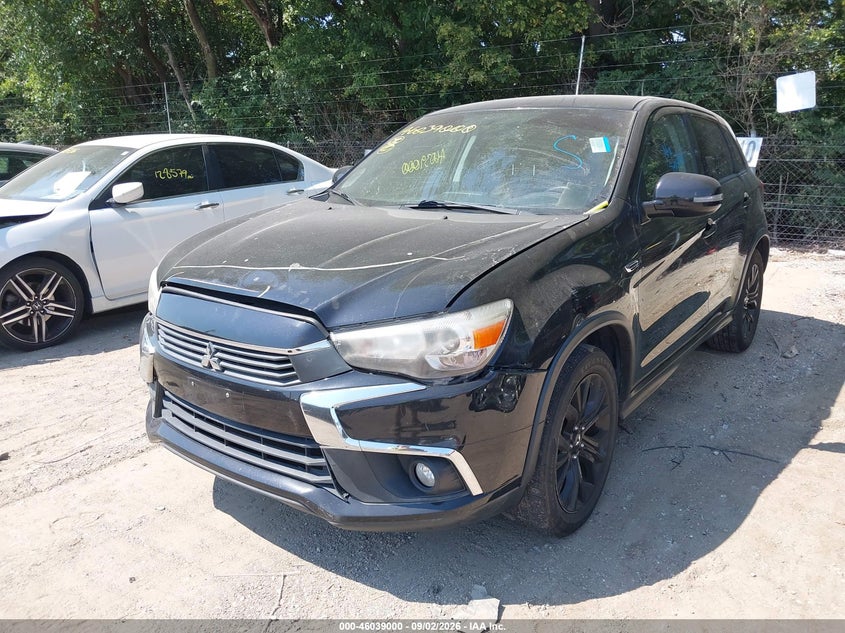 2017 Mitsubishi Outlander VIN JA4AP3AUXHZ039652 IAAI salvage auction — FRONT END, Clear (Indiana), sold $2,500 on 2026-09-15 (photo 2)
