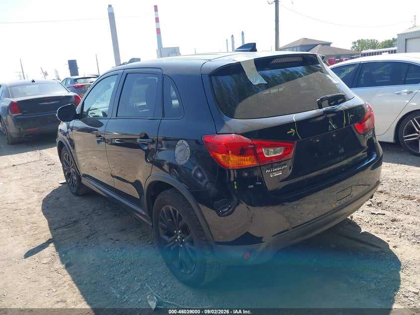 2017 Mitsubishi Outlander VIN JA4AP3AUXHZ039652 IAAI salvage auction — FRONT END, Clear (Indiana), sold $2,500 on 2026-09-15 (photo 3)