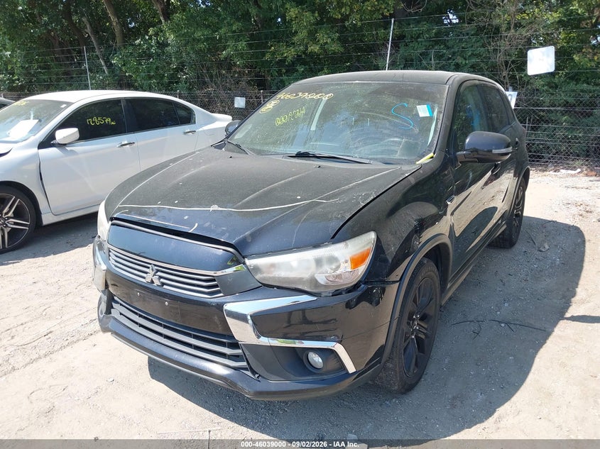 2017 Mitsubishi Outlander VIN JA4AP3AUXHZ039652 IAAI salvage auction — FRONT END, Clear (Indiana), sold $2,500 on 2026-09-15 (photo 6)