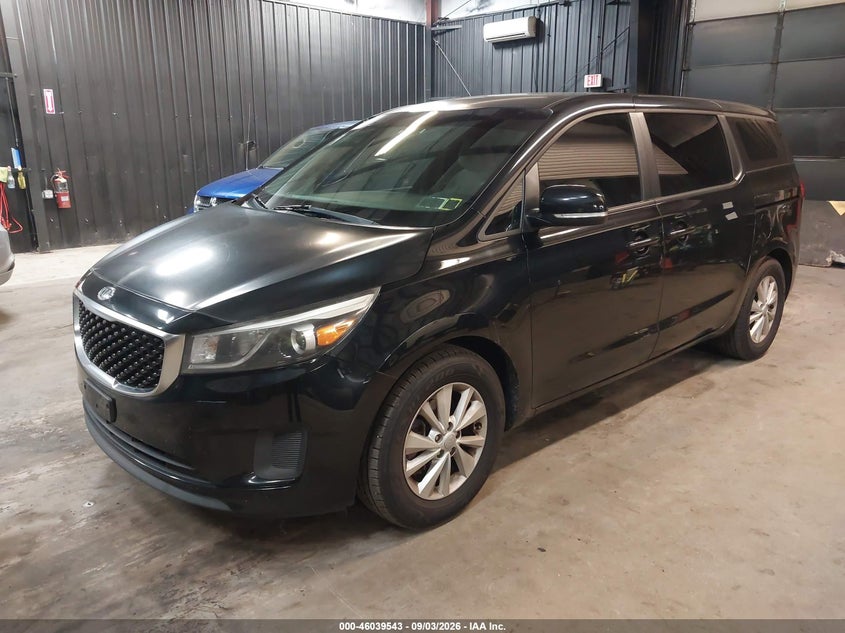 2018 Kia SEDONA VIN KNDMA5C15J6397204 IAAI salvage auction — NORMAL WEAR, Sf97 (New York), sold $11,800 on 2026-09-14 (photo 2)