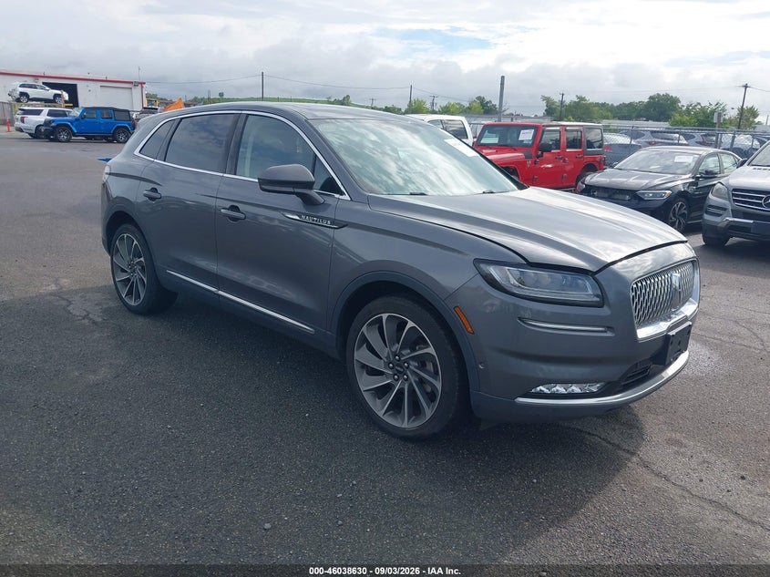 2021 Lincoln Nautilus VIN 2LMPJ8K94MBL09710 — IAAI salvage auction photo