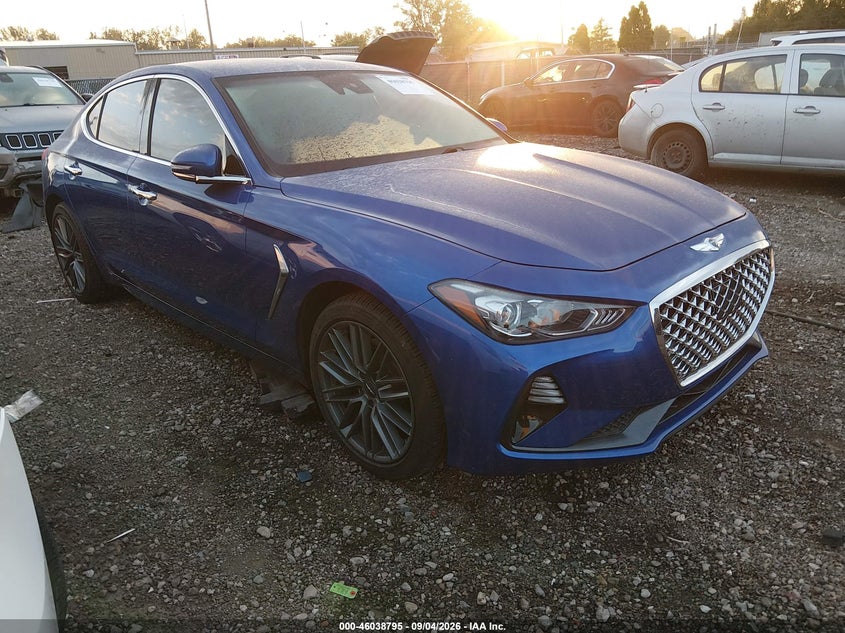 2019 Genesis G70 VIN KMTG64LA7KU025726 — IAAI salvage auction photo