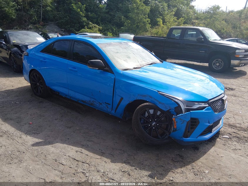 2023 Cadillac Ct4-v VIN 1G6DL5RP5P0411154 IAAI salvage auction — RIGHT FRONT, Salvage, sold $14,100 on 2026-10-09 (photo 1)