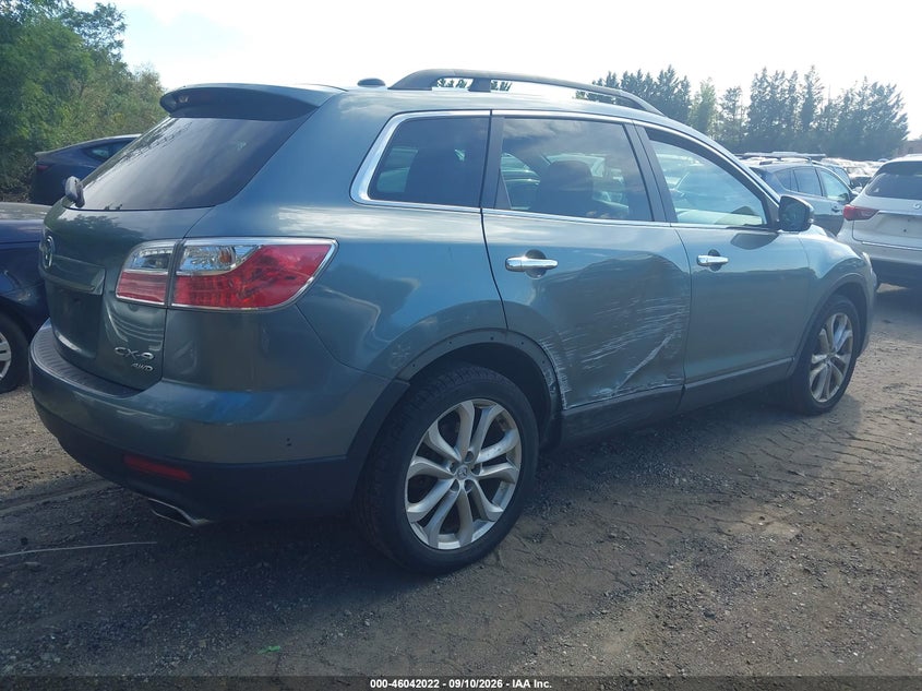 2012 Mazda Cx-9 VIN JM3TB3DV0C0350478 IAAI salvage auction — SIDE, Salvage Title, sold $0 on 2026-10-04 (photo 4)