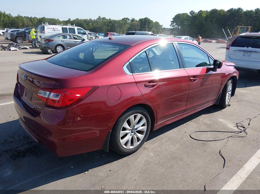 2015 Subaru Legacy VIN 4S3BNBD68F3012523 IAAI salvage auction — FRONT END, Salvage Title, sold $50 on 2026-10-07 (photo 4)
