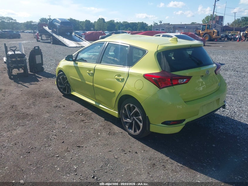 2016 Scion Im VIN JTNKARJE3GJ515966 IAAI salvage auction — FRONT END, Wait Title, sold $2,475 on 2026-09-23 (photo 3)
