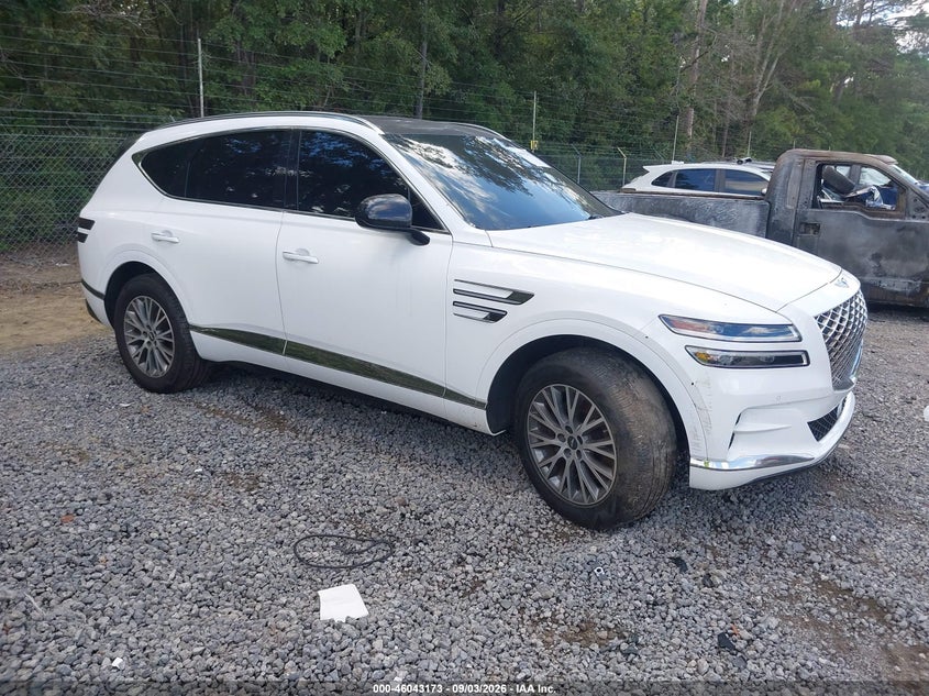 2022 Genesis Gv80 VIN KMUHB4SB3NU076800 — IAAI salvage auction photo