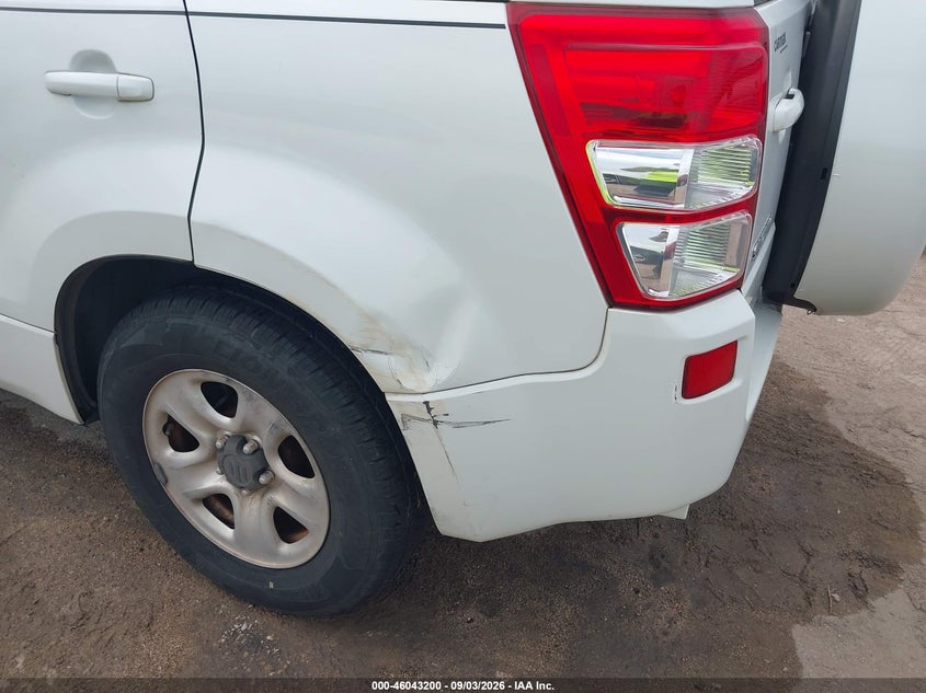 2012 Suzuki Grand vitara VIN JS3TE0D22C4100576 IAAI salvage auction — NORMAL WEAR, Original (Texas), sold $25 on 2026-09-24 (photo 6)