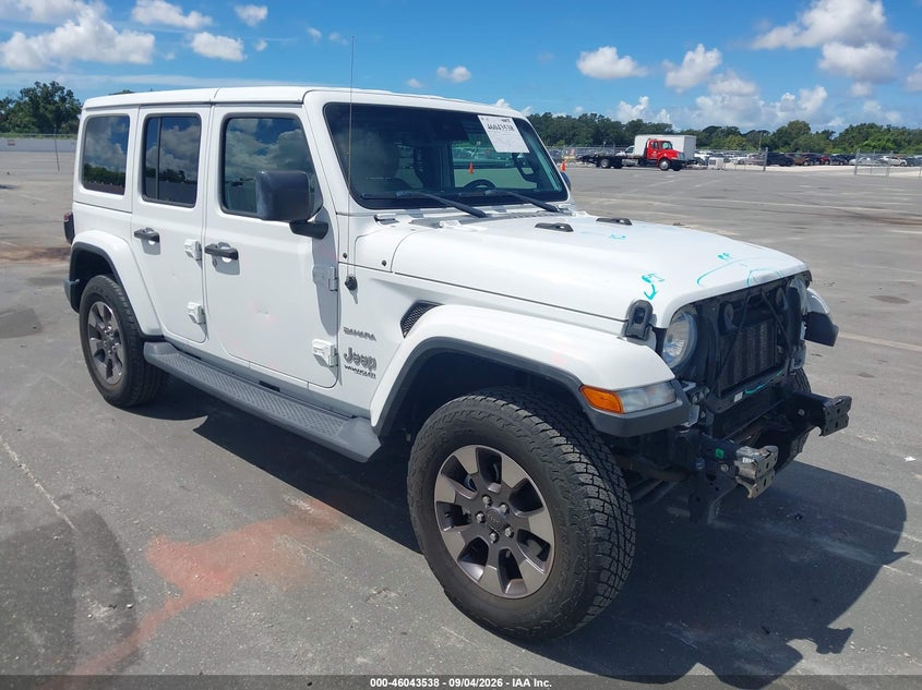 2019 Jeep Wrangler / VIN 1C4HJXEN9KW509615 — IAAI salvage auction photo