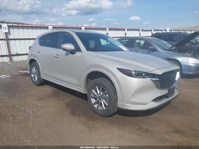 2025 Mazda Cx-5 VIN JM3KFBCL2S0642299 IAAI salvage auction — LEFT SIDE, Salvage Title, sold $8,500 on 2026-09-12 (photo 1)