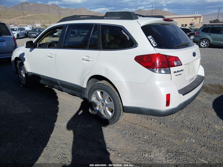 2011 Subaru Outback VIN 4S4BRBCC7B3345863 IAAI salvage auction — NORMAL WEAR, Clear - Dealer Only (California), sold $575 on 2026-09-15 (photo 3)