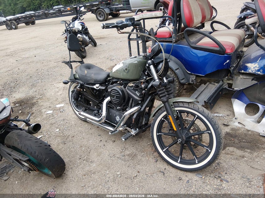 2021 Harley-davidson Iron VIN 1HD4LE21XMB416965 IAAI salvage auction — NORMAL WEAR, Clear (Virginia), sold $2,000 on 2026-09-22 (photo 1)