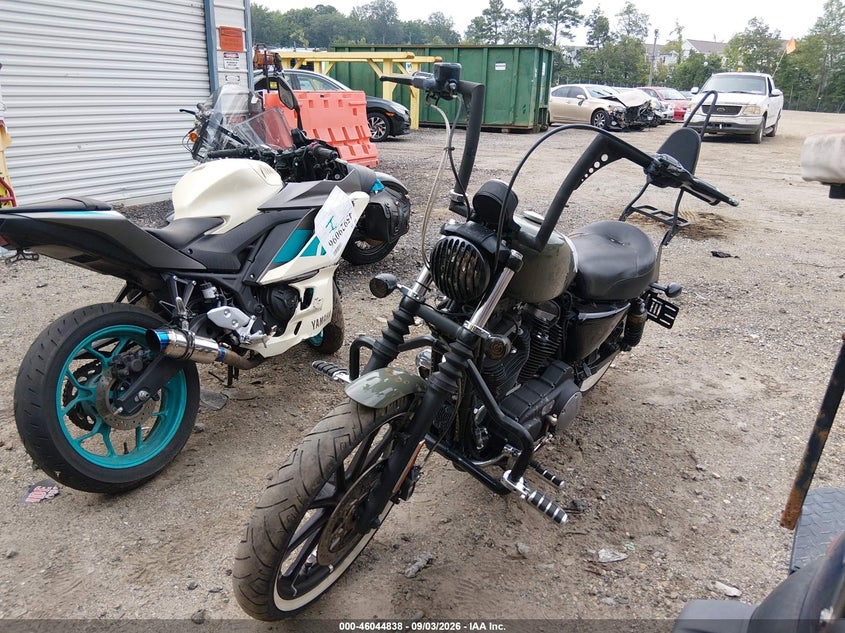 2021 Harley-davidson Iron VIN 1HD4LE21XMB416965 IAAI salvage auction — NORMAL WEAR, Clear (Virginia), sold $2,000 on 2026-09-22 (photo 2)