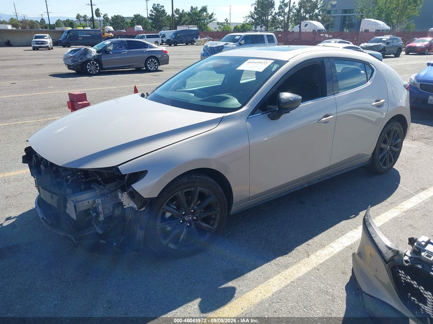 2025 Mazda 3 VIN JM1BPBNY7S1773222 IAAI salvage auction — FRONT END, Wait Title, sold $7,100 on 2026-10-10 (photo 2)