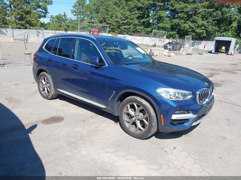 2020 BMW X3 VIN 5UXTY5C07L9C54207 — IAAI salvage auction photo