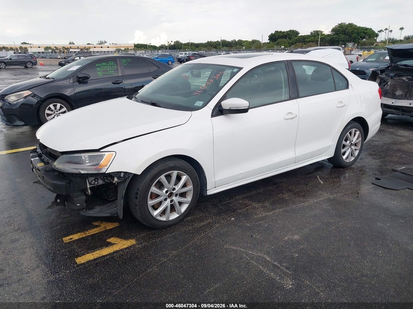 2012 Volkswagen Jetta VIN 3VWDP7AJ1CM370403 IAAI salvage auction — RIGHT FRONT, Wait Title, sold $900 on 2026-09-28 (photo 2)