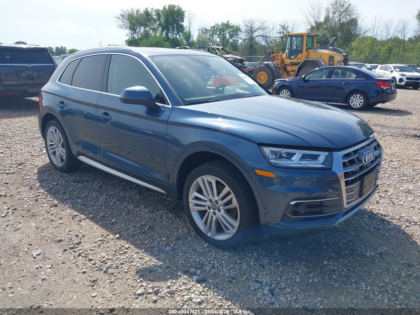 2018 Audi Q5 VIN WA1CNAFY6J2225704 — IAAI salvage auction photo