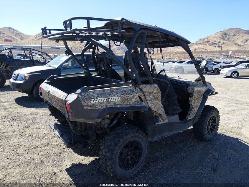 2014 Can-am/ brp Commander VIN 3JBKKPN15EJ000517 IAAI salvage auction — EXTERIOR BURN, Ohv Salvage (Nevada), sold $1,750 on 2026-10-16 (photo 4)