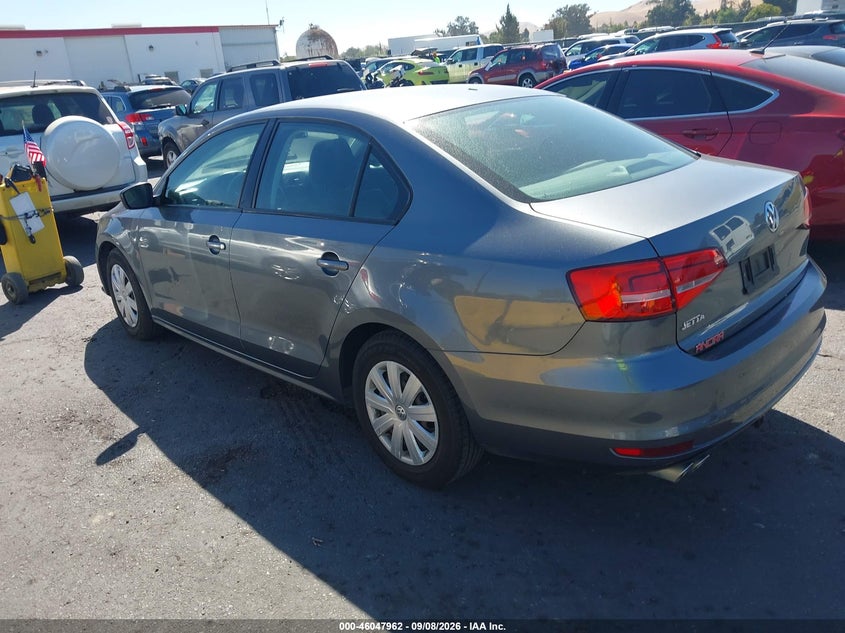 2015 Volkswagen Jetta VIN 3VW2K7AJ8FM269062 IAAI salvage auction — RIGHT REAR, Salvage (California), sold $1,700 on 2026-09-15 (photo 3)