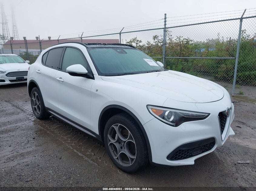2022 Alfa romeo Stelvio VIN ZASPAKBN9N7D39295 — IAAI salvage auction photo
