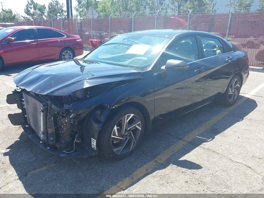2024 Hyundai Elantra VIN KMHLN4DJ7RU093190 IAAI salvage auction — FRONT END, Wait Title, sold $8,200 on 2026-10-01 (photo 2)