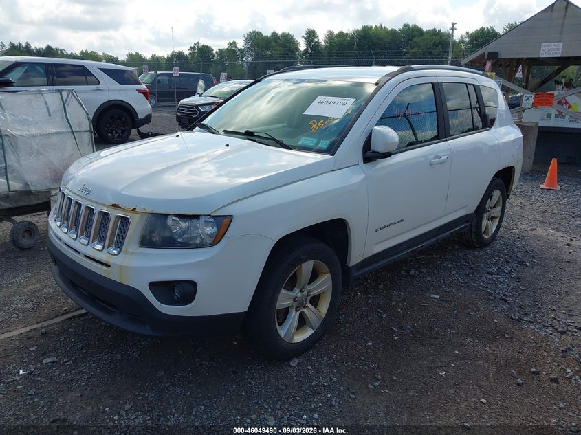 2016 Jeep Compass VIN 1C4NJDEB4GD712941 IAAI salvage auction — NORMAL WEAR, Clear (New York), sold $550 on 2026-10-08 (photo 2)