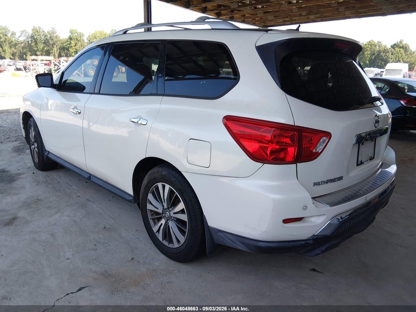 2017 Nissan Pathfinder VIN 5N1DR2MN3HC643084 IAAI salvage auction — NORMAL WEAR, Clear (Georgia), sold $1,225 on 2026-10-12 (photo 3)